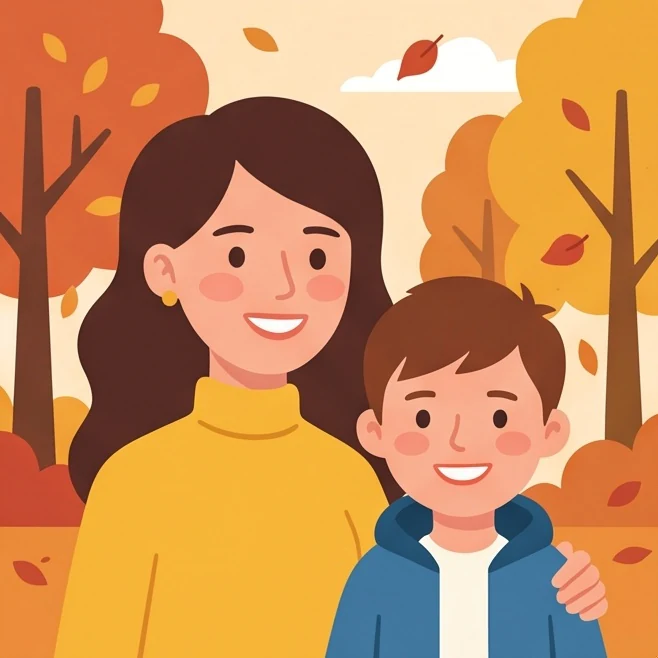 Flat Vector Character Portrait