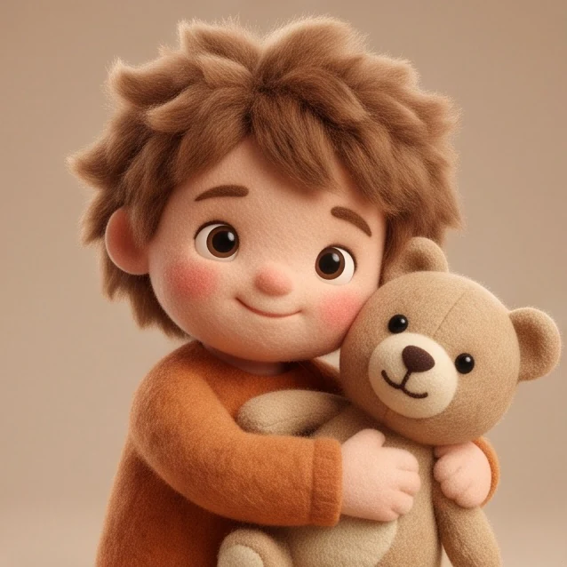 Fuzzy Plush Toy Character