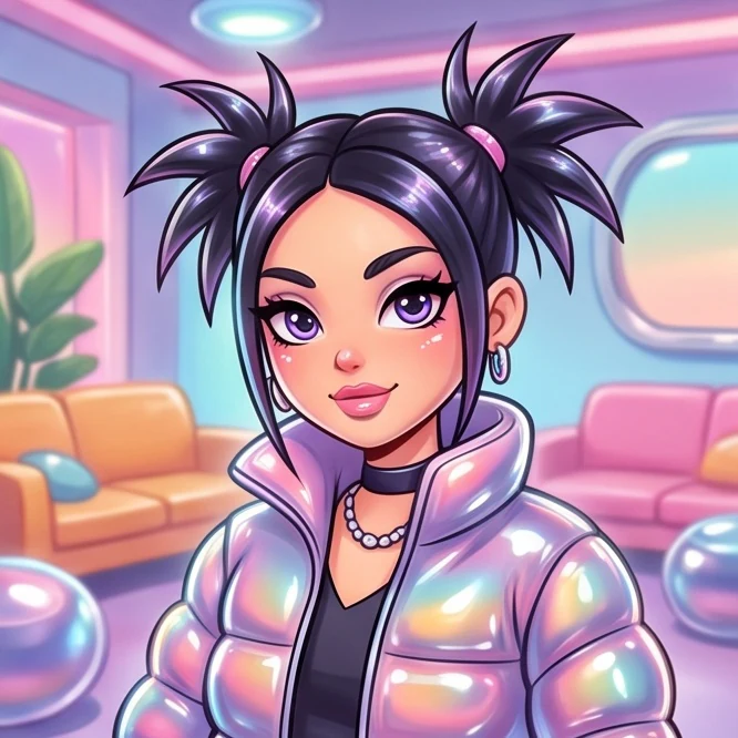 Glossy Y2K Cartoon