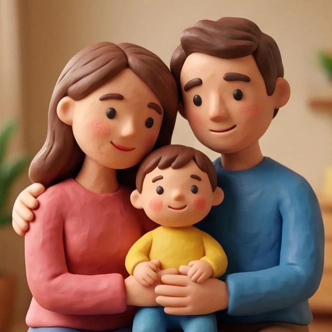 Handmade Claymation Character