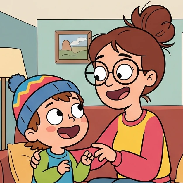 Modern TV Comedy Cartoon