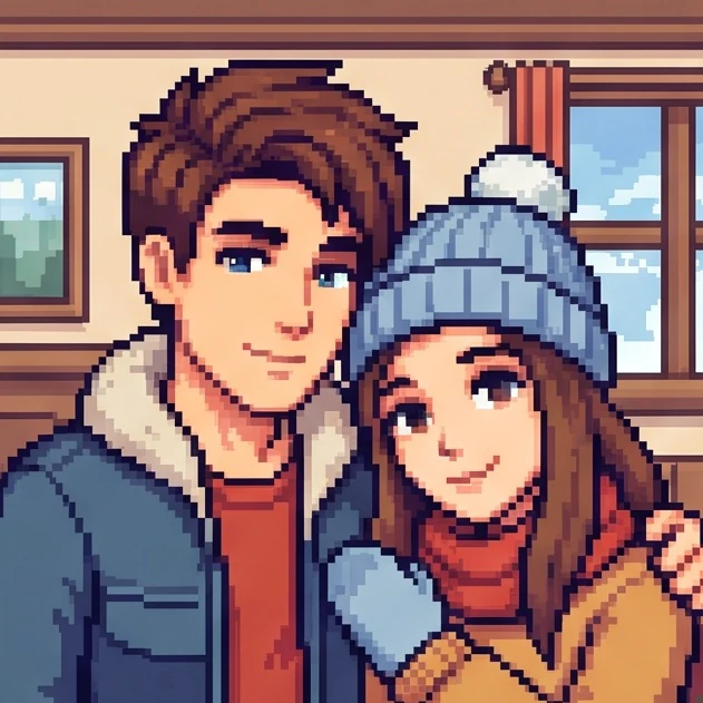 Pixel-Grid Game Avatar