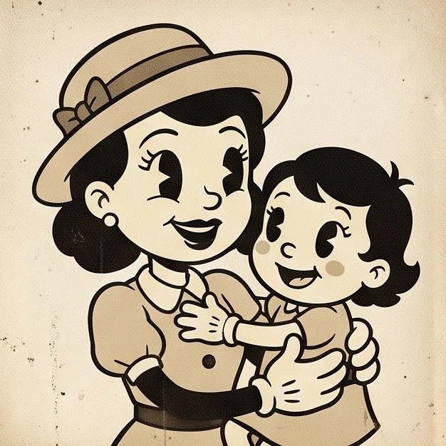 Rubber-Hose Retro Cartoon
